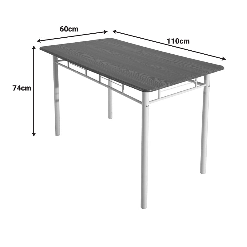 Set masa si scaune 5 piese Reforia, Natural, 110x60x74 cm
