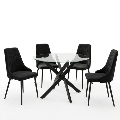 Set masa si scaune Antoro-Azori, D100x75 cm