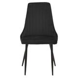 Set masa si scaune Antoro-Azori, D100x75 cm - Negru