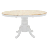 Set masa si scaune Dallan Lars, Lemn rubberwood, Alb, 100x75 cm