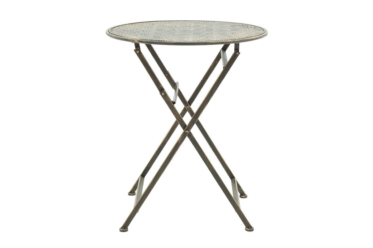 Set Masa si Scaune Gradina Drill 3 Piese Antique Coer, 60x60x75 cm, perspectiva suplimentara