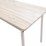 Set masa si scaune Roza, 5 piese, Nuc - Alb - Sonoma - Gri, 120x70x75 cm - Gri