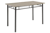 Set masa si scaune Roza, 5 piese, Nuc - Alb - Sonoma - Gri, 120x70x75 cm - Sonoma