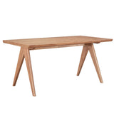 Set mese de sufragerie Winslow, 7 piese, nuc deschis, 160x85x75 cm