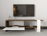 Set Mobila Sufragerie Paye, Nuc, Comoda Tv - Biblioteca - Masuta de Cafea, 120x25x36.8 cm