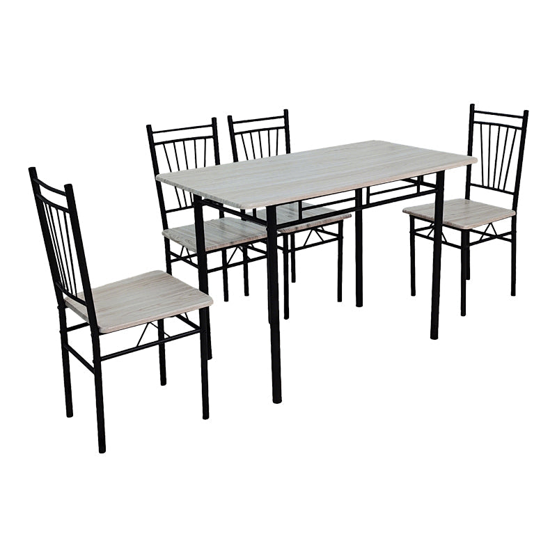 Set mobilier de sufragerie cu 5 piese, Roza, sonoma, 110x60x75 cm