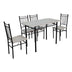 Set mobilier de sufragerie cu 5 piese, Roza, sonoma, 110x60x75 cm