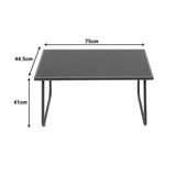 Set mobilier de grădină cu funcție outdoor Veranda, textilenă-metal, Antracit, 200x150x85 cm