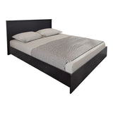 Set mobilier dormitor Athos, Set 4 piese, Pat, Lemn Wenge, 160x200 cm