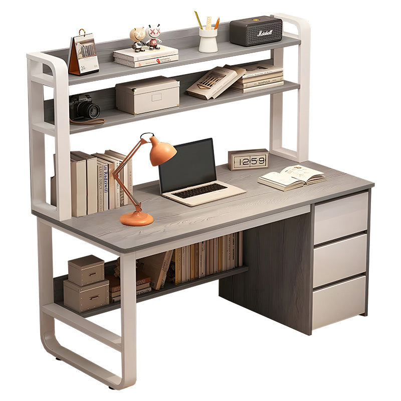 Set mobilier birou Soco-Berto II, Lemn, Set 2 piese, Birou 120x60x75 cm + Scaun 45x53x87 cm