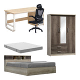 Set Mobilier Studențesc 5 Piese Repose, Lemn, Variate, 168x221x84 cm