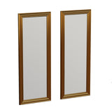 Set oglinzi (2 bucăți) Candy - Gold, Aur, 90x30 cm