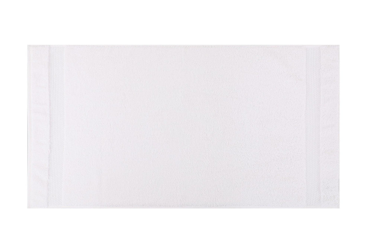 Set Prosoape de Baie (4 bucăți), Alb, 90x50 cm