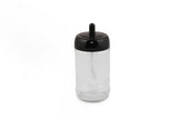 Set recipiente pentru condimente Kosova, Sticla, 300 ml, 12 bucati, Lingura, Transparent, 6.5x6.5x13 cm