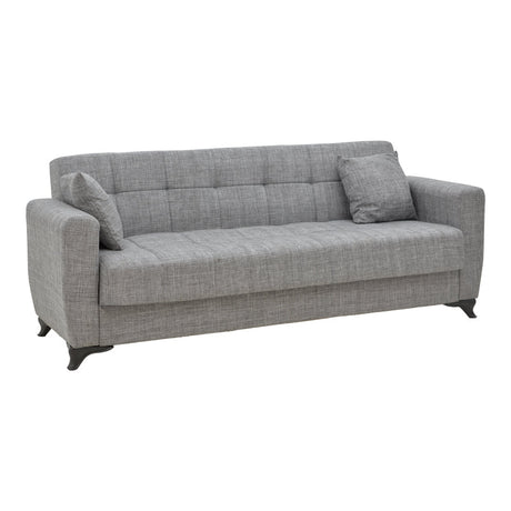Set sufragerie 2 piese Modesto din stofa de Gri, 85x215 cm