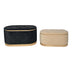 Set tabureti 2 buc Royel, Negru, 83x46x42 cm