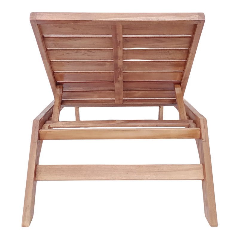 Sezlong de gradina Melop Boho, Natural, 200x70x35 cm, foto produs