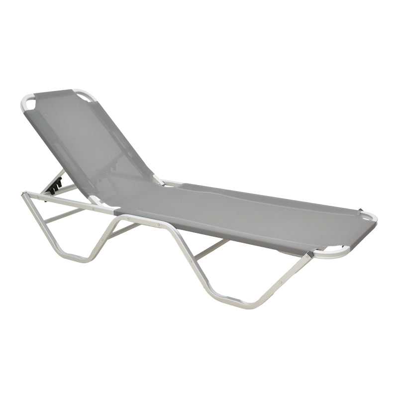 Sezlong Dessie pliabil aluminiu plasa, 56x188x30 cm - Sezlong Dessie pliabil aluminiu plasa, 56x188x30 cm - 283-000002