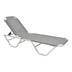 Sezlong Dessie pliabil aluminiu plasa, 56x188x30 cm - 283-000002