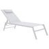 Sezlong Kiara aluminiu texMarona, Antracit - Alb, 70x200 cm - 152-000013