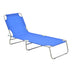 Șezlong Pasein, Silver-Antracit, 55x185x24 cm - 396-000007