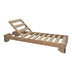 Sezlong Fendy, Lemn de brad, 72x200x24 cm - 380-000002