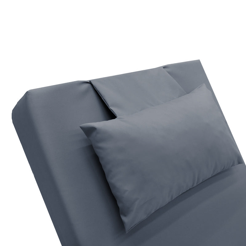 Sezlong Sezlong Sadie stofa, Gri, 65x185x15 cm