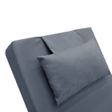 Sezlong Sezlong Sadie stofa, Gri, 65x185x15 cm