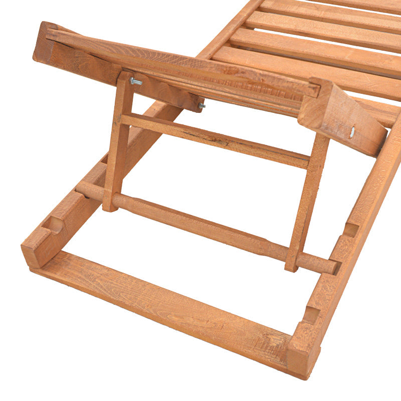 Sezlong Specta, Lemn masiv de fag, 60x190x50 cm - Nuc