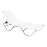 Sezlong Dessie, Aluminiu, 60x195x30 cm - Sezlong Dessie, Aluminiu, 60x195x30 cm - 399-000001