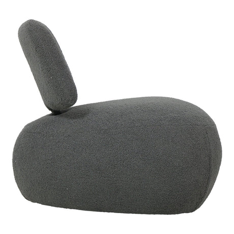 Stonie fotoliu stofă boucle, antracit, 67x73x67 cm