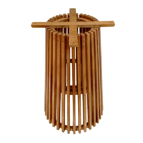 Suport blat masa de bar Galy Boho, Natural, 60x60x90 cm