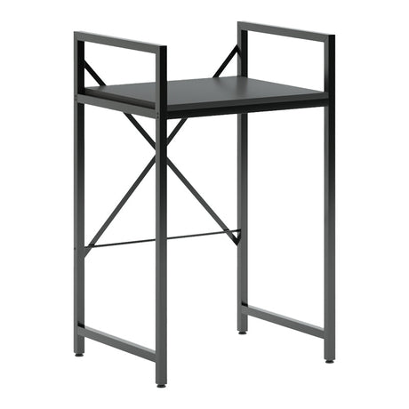 Raft suport pentru masina de spalat si uscator Delavar, Metal, 72x60x116 cm