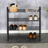 Suport Pantofi Ramon 12 Perechi, Negru, 62x20x62 cm