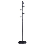 Suport pentru haine Adriana metalic, Alb - Negru, D37x172 cm - Suport pentru haine Adriana metalic, Alb - Negru, D37x172 cm