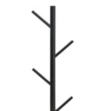 Suport pentru haine Fori metal, negru, 30x30x173 cm