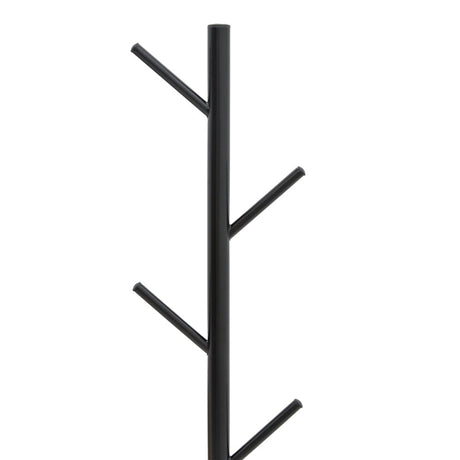 Suport pentru haine Fori metal, negru, 30x30x173 cm