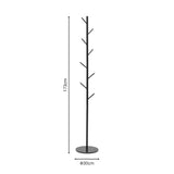 Suport pentru haine Fori metal, negru, 30x30x173 cm