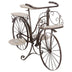 Suport pentru plante Bicicleta maro forjat, 97x46x64 cm