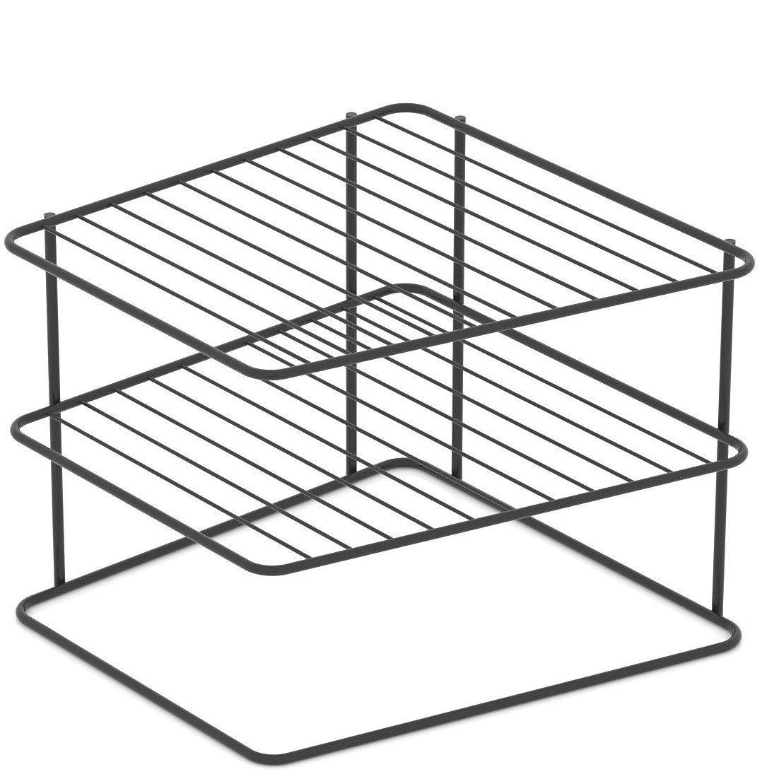 Suport pentru vase KB091, Negru, 24.5x24.5x19.5 cm