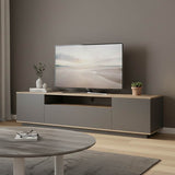 Suport TV cu functie de depozitare Winey în culori, sonoma-antracit, 180x44x44 cm