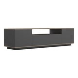 Suport TV cu functie de depozitare Winey în culori, sonoma-antracit, 180x44x44 cm