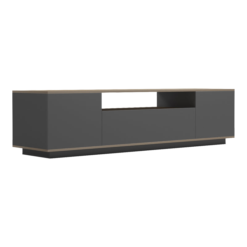 Suport TV cu functie de depozitare Winey în culori, sonoma-antracit, 180x44x44 cm, imagine suplimentara
