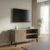 Suport TV cu rafturi Tuscany, Modern, Lemn, Sonoma-Antracit, 100x40x51 cm