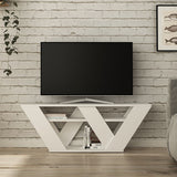 Suport TV Pipralla, Diverse culori, 110x30x40 cm - Alb