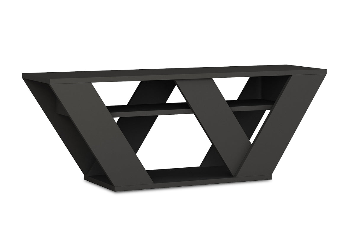Suport TV Pipralla, Diverse culori, 110x30x40 cm - Antracit