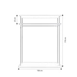 Suport/Stander Umerase Huppe, Auriu, 100x170x40 cm