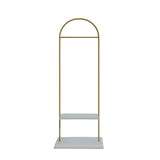 Suport/Stander Umerase Parma, Auriu, 70x190x40 cm