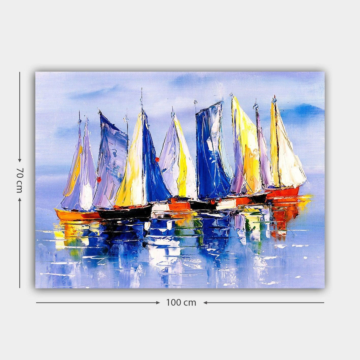 Tablou Canvas 619226807_70100, Multicolor, 100x70 cm