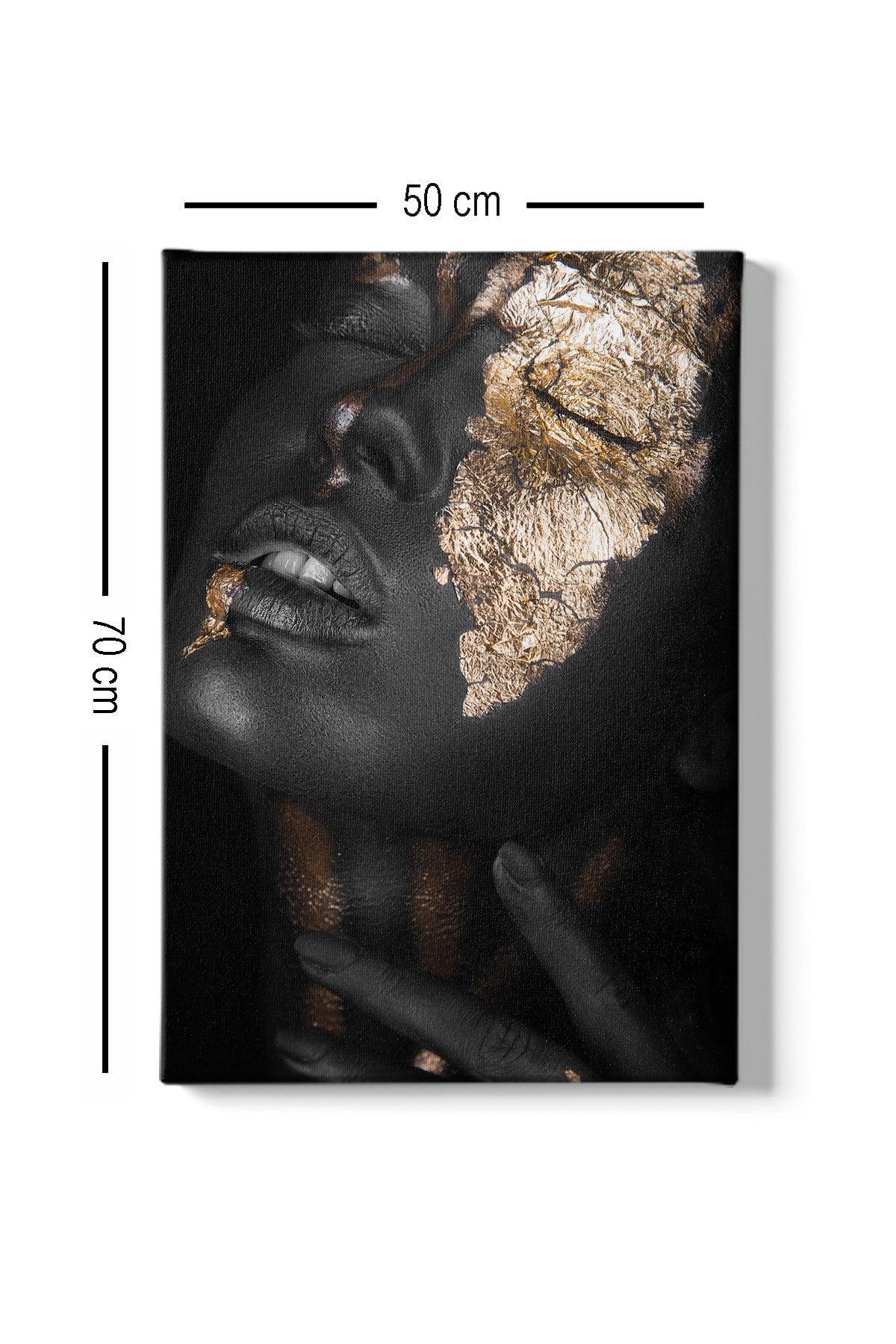 Tablou Canvas African Lady, Multicolor, 70x50 cm